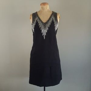 1920's Art Deco Gatsby Inspired Beaded Shift Dress